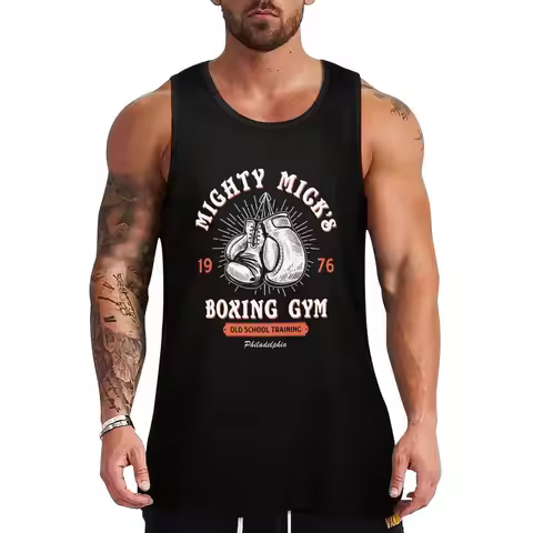 Mighty Micks Boxing Gym Tank Top t shirts sleeveless tshirts for men bodybuilding t shirt