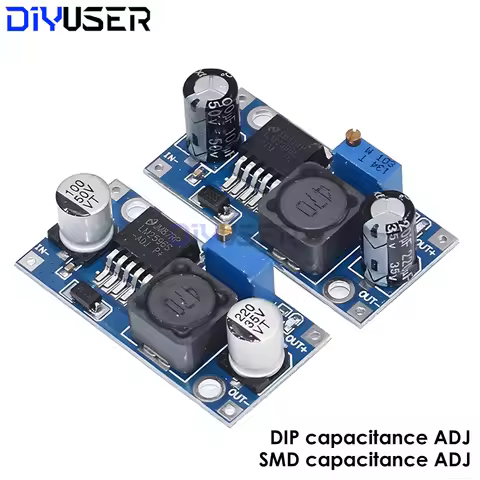 LM2596S LM2596 DC-DC Buck Converter Adjustable Power Supply Module 3A 4-35V to 1.23-30V for LED Lab