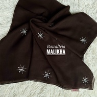 MALIKHA KELIM TEBAL | AIRIS PREMIUM Tudung Bawal Cotton Voile Design Manik