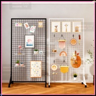 Grid Shelf Iron Mesh Shelf Exhibition Hall Shelf Pictorial Display Shelf Ornament Rack Kindergarten 