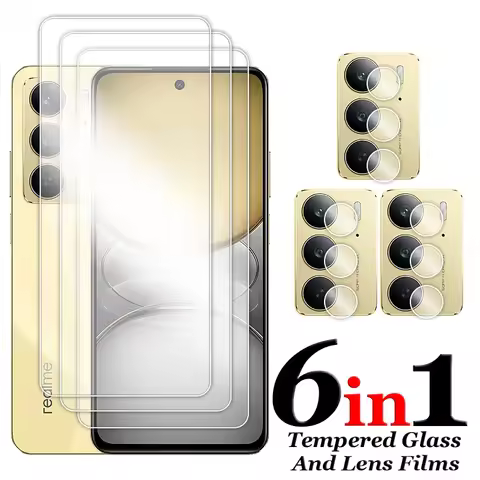For Realme C75 Glass Full Glue Clear Screen Protector For Realme C71 C73 C75 C75x 4G Tempered Glass 