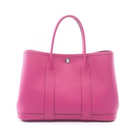 【二手】愛馬仕 HERMES 托特包 Garden Party TPM 玫瑰紫皮革 Garden Party TPM 玫瑰紫 女士二手 A