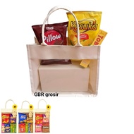 TRANSPARENT MICA BAG CANVAS COMBINATION MICA GBR WHOLESALE