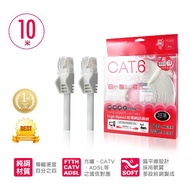 Cat.6 Ultra-Thin 1.4mm 30AWG Network Cable-10M Made In Taiwan