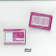 [READY] Lover ID Photo Holder keychain custom by aricamello