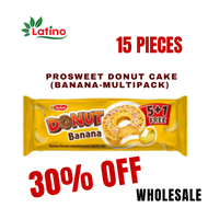 OFFER! 30% Discount on Wholesale Prosweet Donut Cake  144 Pieces - Strawberry / Caramel / Cacao / Ba