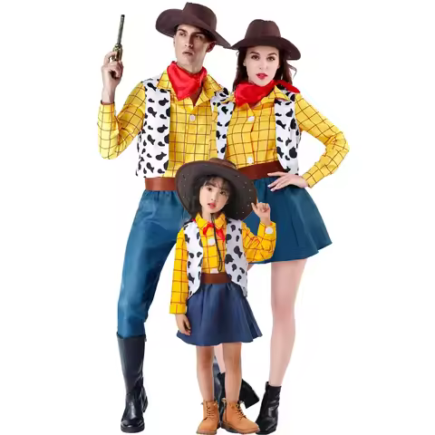 Cowboy Woody Children's Cartoon Boy Girl Anime Character Performance Costume Adult Western Cowboy St