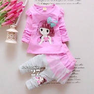 Ready 2Y 3Y 4Y 5Y 6Y 7Y 8Y 9Y 10Y 11Y 12Y 13Y Baju Girls Import Sens D
