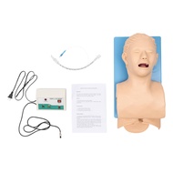 PVC Adult Intubation Manikin w/Alarm,110V Airway Management Trainer Tracheal IntubationTraining Simu