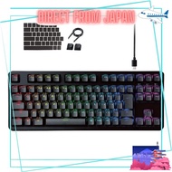 Elecom Gaming Keyboard V-custom VK310C Wired RGB Tenkeyless Mechanical Neo Clutch Key Cap Blue Switc