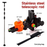 Spirit Level Bracket Spirit Level Telescopic Rod Universal Line Spirit Level Bracket Support Rod Lev