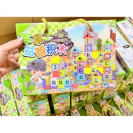 3d building block house assembly toy set with window, smart house building puzzle toy