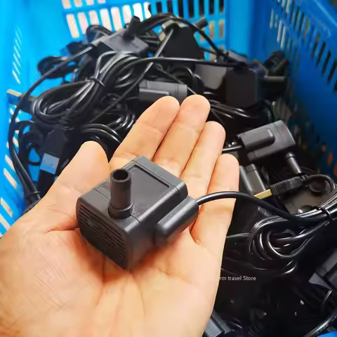 Mini Water Pump 3-9V USB plug 12V Hydroponic Cooling Circulating Aquarium Pet Drinking Water Silent 