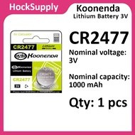 [1pcs] Koonenda CR2477 Lithium 3V Button Battery 2477 [FAST SHIP OUT]