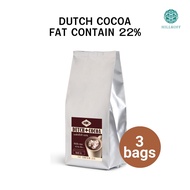 HILLKOFF : ผงโกโก้ ดัชโกโก้ CoCoa Dutch ขนาด 500 g (ไขมัน 22%) โกโก้ดัชท์ โกโก้