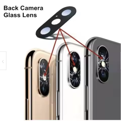 for Apple iPhone X XS Max XR Replacement Rear Glass Back Camera Lens Part And 3m Adhesive
