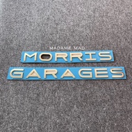 โลโก้ MORRIS GARAGES MG 3D ตัวนูน ติดฝากระโปรง ขนาด 79x3.5cm