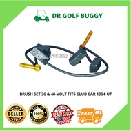 GOLF CART/GOLF BUGGY MOTOR BRUSH SET 36 & 48-VOLT FITS CLUB CAR 1994-UP & YAMAHA ELECTRIC G8, G9, G1