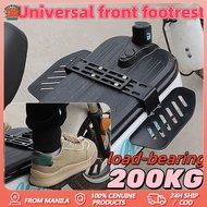 Motorcycle Folding Foot Pegs Ebike Pedal Widened Anti Slip Footrest Universal Comfortable Step Metal