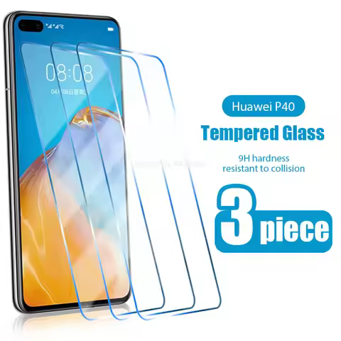 3 PCS 9H Tempered Glass for Huawei P30 P40 P20 Lite E Pro 5G 2019 Screen Protector for Huawei P10 P9