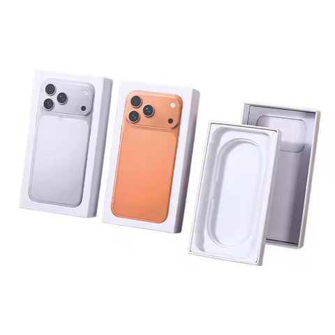 Generic Phone Box for iPhone 17 Pro Max Retail Packaging Second Hand Refurbished Mobile Phone Hard B