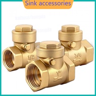 【YHD】Brass check valve, copper horizontal 1/2-3/4-1 "water pump pipe check valve, check valve