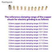 flashquick 1Set Drill Chucks Adapter Drill Chucks For Chuck Adapter Micro Collet Brass For Power Rot