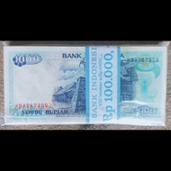 Uang Kuno 1000 Rupiah 1 Gepok 100 Lembar Tahun 1992 IMP 1992 UNC 