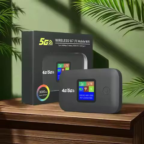 New Material Lte LCE Cat4 OEM Type-C 4g Router with Sim Card Pocket Router 3000mAh 300Mbps 2.4GHz Po