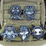 Aa Tactical Cat PVC Soft Rubber Velcro Stamp Outdoor Unique Backpack Patch Decoration Morale Stamp