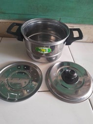 dandang nasi mini tutup stainless