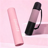 Yoga Mat Size 185 田 61cm 8mm Anti-Slip, Easy to Clean, Eco-Friendly (Random Color)