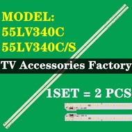 NEW 2 PCS LG 55LV340C 55LV340C/S TV LED BACKLIGHT 55 "V16 ART3 2971/2972 6916L 2972A