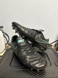 波boot Nike Tiempo ACC PRO Legend Vi Black / Teal FG SIZE 8 Uk Football Boots Elite