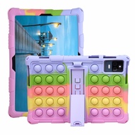Soft Bubble Toys Silicone Kids Safe Case For Xiaomi Tablet 10.1 11 11.6 12 inch Kickstand Protective Tablet Cover
