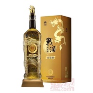 金門酒廠戰酒黑金龍(龍騰虎躍)金箔高粱酒 3600ml