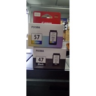 CANON PIXMA PG-47 BLACK INK & CANON PIXMA CL-57 COLOR INK