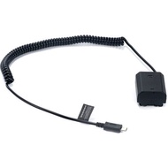 Tilta Sony NP-FZ100 Dummy Battery to USB-C Power Cable 50cm