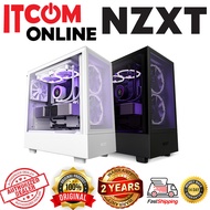 NZXT H5 FLOW TG / H5 FLOW RGB TG ATX CASING WITH FAN (CC-H51FB-01/CC-H51FW-01/CC-H51FB-R1) BLK/WHT