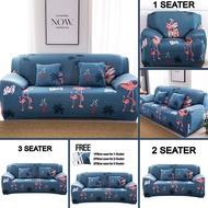 PH Elastic Sofa Cover Stretchable Regular L Shape 1/2/3/4-seater Seat High Quality