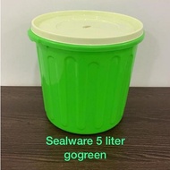 SP*Sealware Shine 05L Go Green Bucket lid Water container/ Water container/ Multipurpose bucket/ 5 l