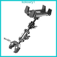 KOKO Tablet Stand Holder Aluminum Holder for Desk Bed Adjustable Arm Clamp Mount with 360 Degree Rot