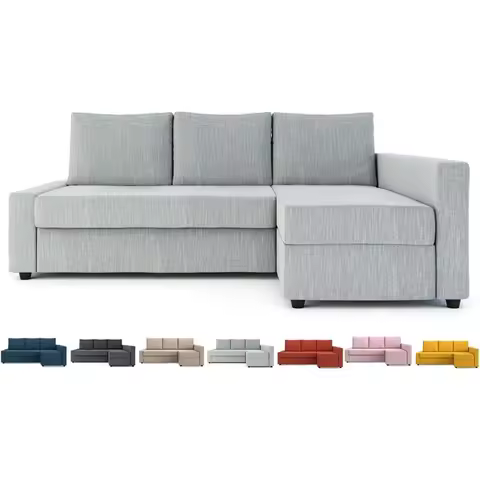 Friheten Sofa Bed Slipcover - Custom Fit for IKEA Friheten Chaise Corner Sectional