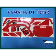 BODY STICKER SET "RED" Fit For YAMAHA DT125R // Car Glossy Coating Sharp Printing