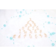700 Yellow Gold AZ letter pendantALPHALUX, chat first for stock availability