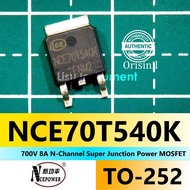 NCE70T540K 700V 8A N-Channel Super Junction Power MOSFET TO-252 NCE ORIGINAL