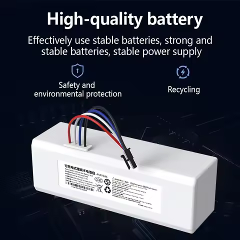 2025 AHPAT 14.4V 12800Mah P1904-4s1P-MM Battery For Xiaomi Mijia 1cSTYTJ01ZHM Robot Vacuum Mop Clean