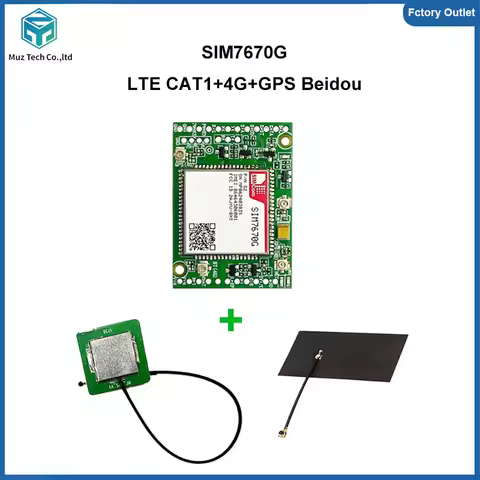 SIM7670G SIM7672G Development Board LTE CAT1 Module Support 4G GNSS Global bands Dual-row Pin Core B
