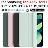 For 2025 Samsung Tab A11 8.7'' A11+ 11.0'' LTE SM-X133/X135/X310/X315 Tablet Soft TPU Three-Fold Sta
