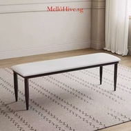 Bedside Bench Leather Bench Leather Upholstered Bench Shoeshine Bench Living Room Bench